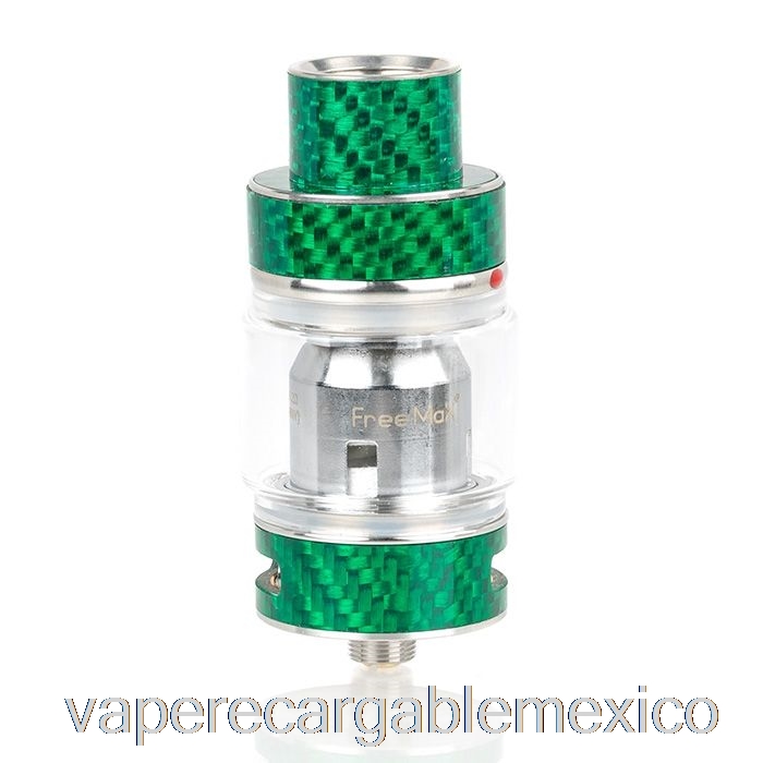 Vape Recargable Freemax Mesh Pro Tanque Sub-ohm Fibra De Carbono Verde